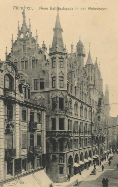Das neue Rathaus in München