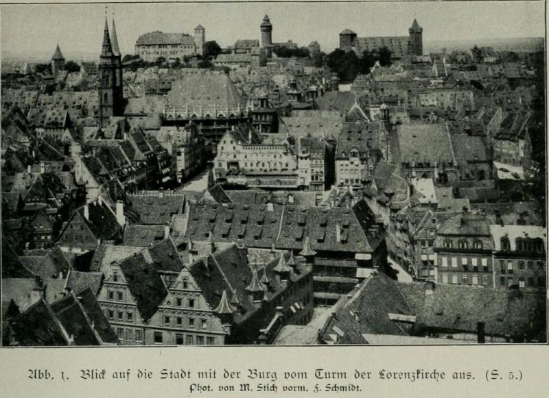 Nürnberg - Blick auf die Stadt
