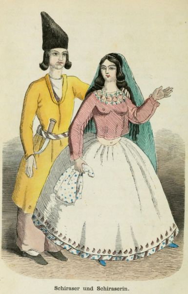 Persien 256 Schiraser und Schiraserin