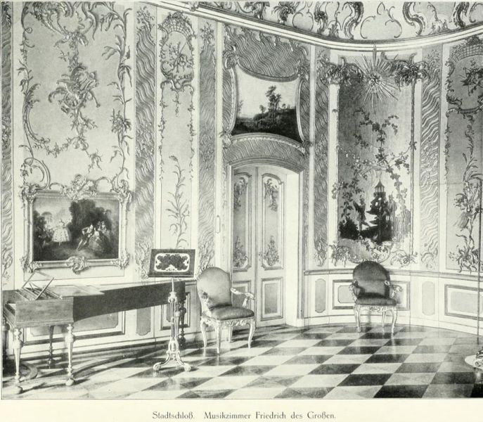 016 Stadtschloss. Musikzimmer Friedrich des Großen