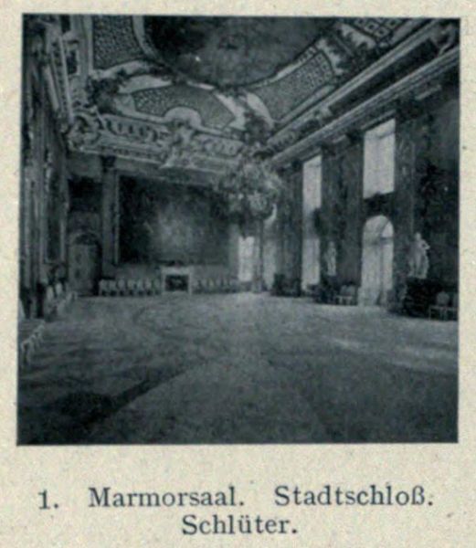 1. Potsdam - Marmorsaal. Stadtschloss. Schlüter.