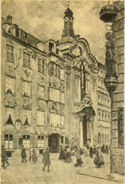 Munich — Church of St. John. Drawn by Charles Vetter. 