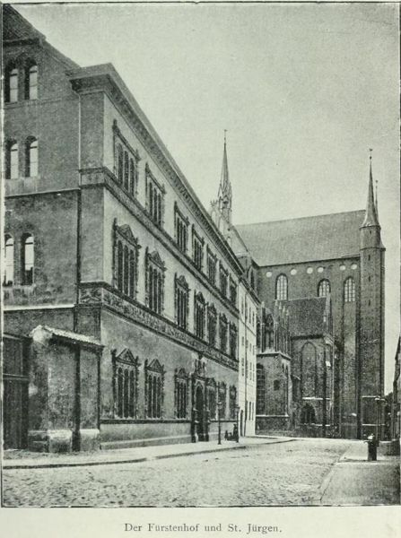 Wismar, Fürstenhof und St. Jürgen