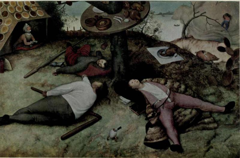 068. Das Schlaraffenland. München, Alte Pinakothek. 