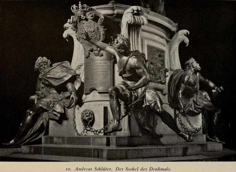 010. Andreas Schlüter, Der Sockel des Denkmals 
