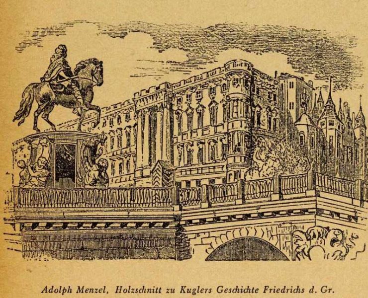 017. Adolph Menzel, Holzschnitt zu Kuglers Geschichte Friedrichs d. Gr.