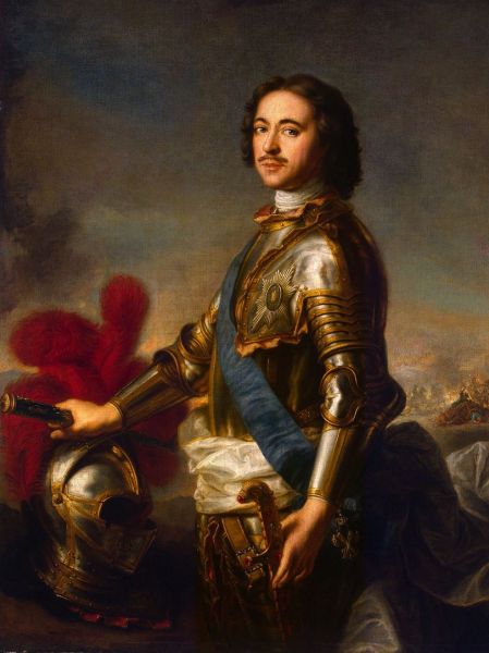 Peter der Große (1672-1725) Kaiser von Russland 1717