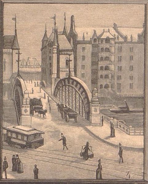 Ansichten aus dem Hamburger Freihafengebiet - 4 Die Brooksbrücke