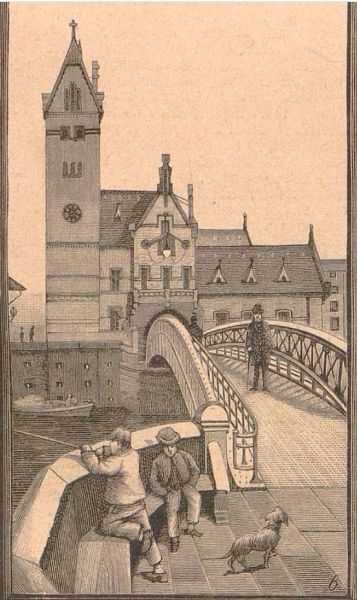 Ansichten aus dem Hamburger Freihafengebiet - 6 Die Jungfernbrücke