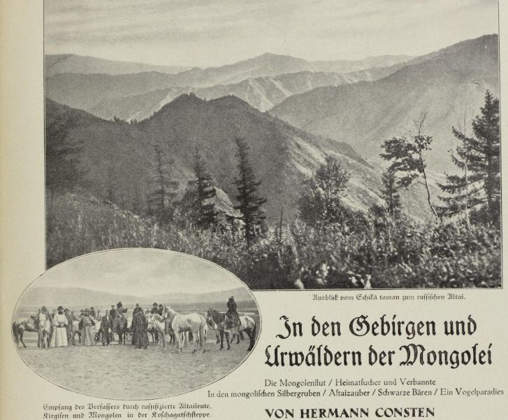 In den Gebirgen und Urwäldern der Mongolei