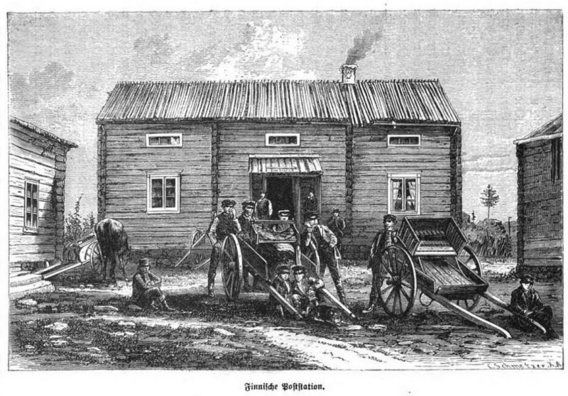 022 Finnische Poststation