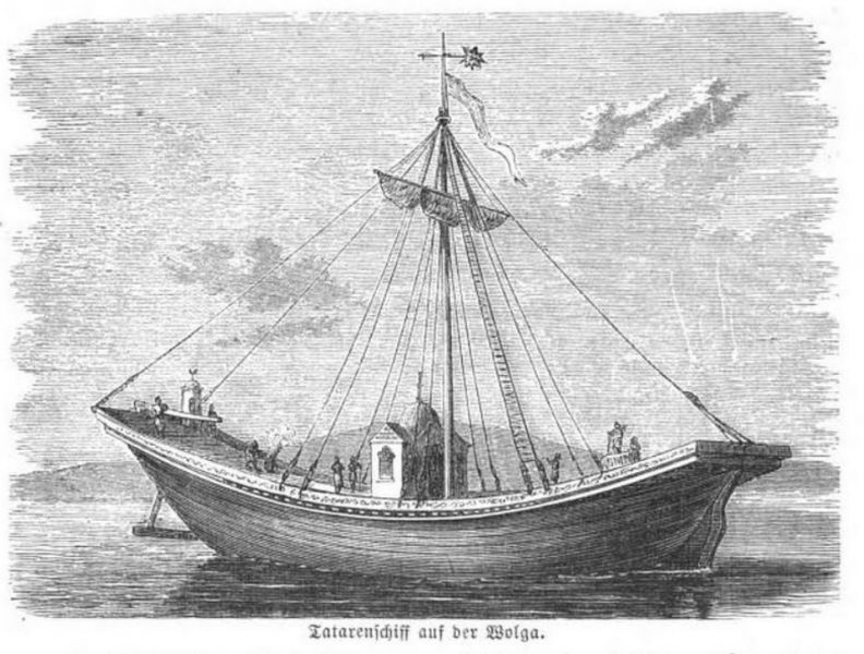 077 Tatarenschiff auf der Wolga