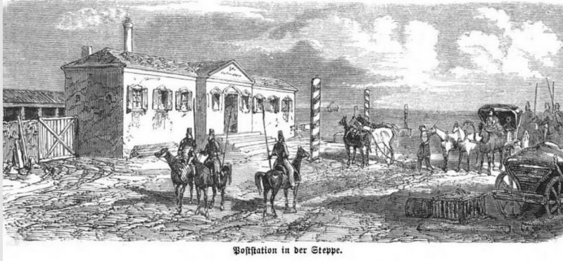 092 Poststation in der Steppe
