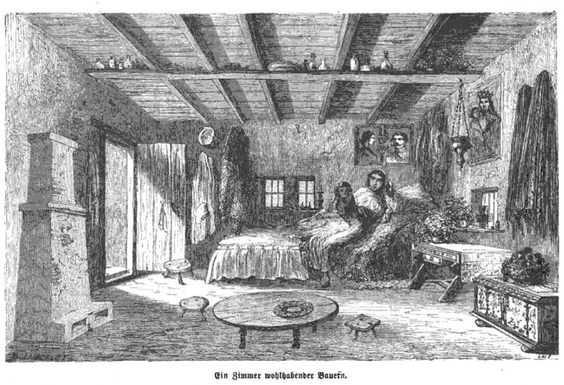098 Ein Zimmer wohlhabender Bauern