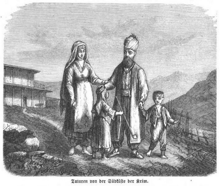 105 Tataren von der Südküste der Krim