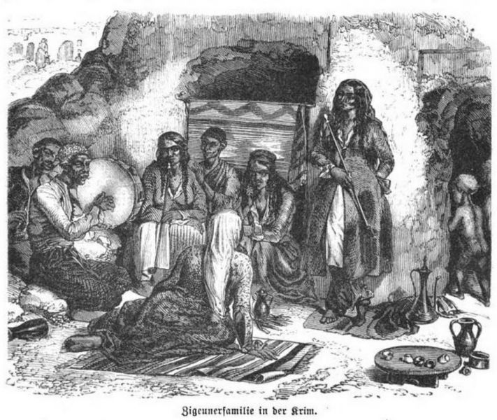 107 Zigeunerfamilie in der Krim