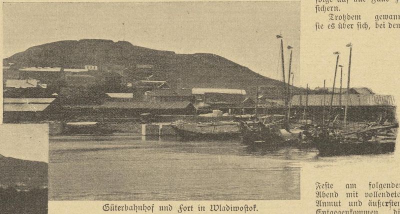 Wladiwostok, Güterbahnhof und Fort