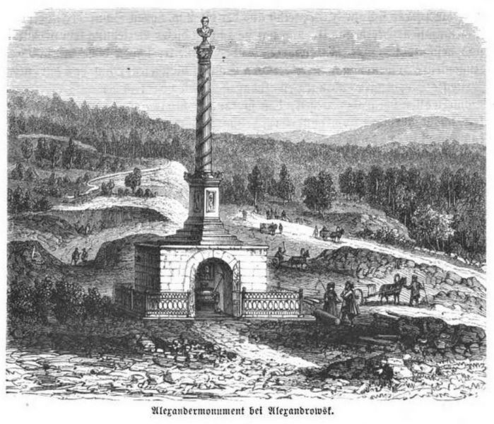 028 Alexandermonument bei Alexandrowsk