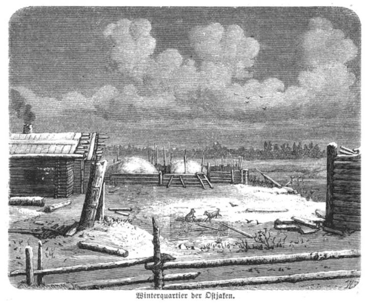 055 Winterquartier der Ostjaken