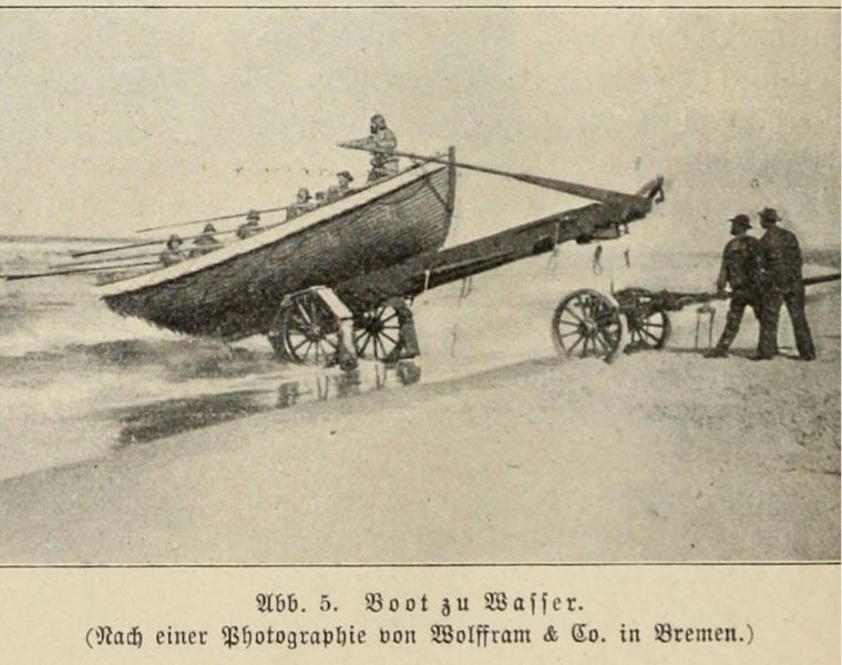 Nordseeküste, 005 Boot zu Wasser