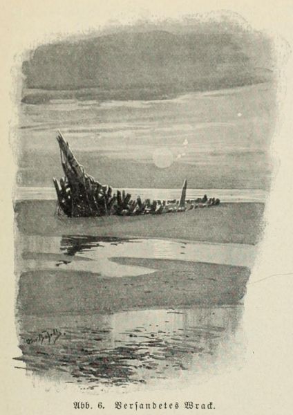 Nordseeküste, 006 Versandetes Wrack