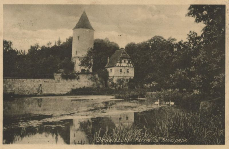 Dinkelsbühl, Partie im Stadtpark