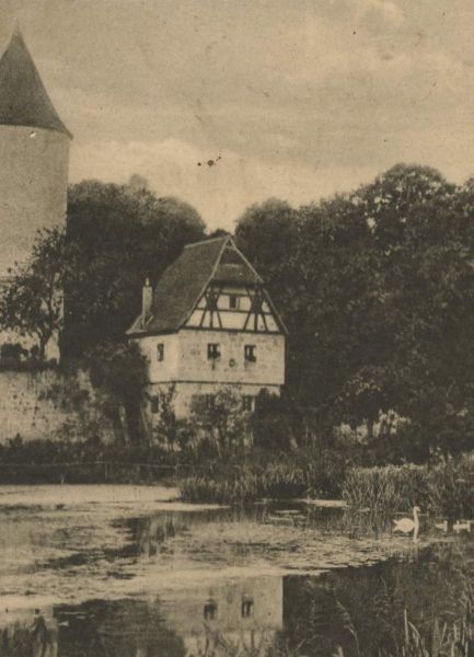 Dinkelsbühl, Partie im Stadtpark_