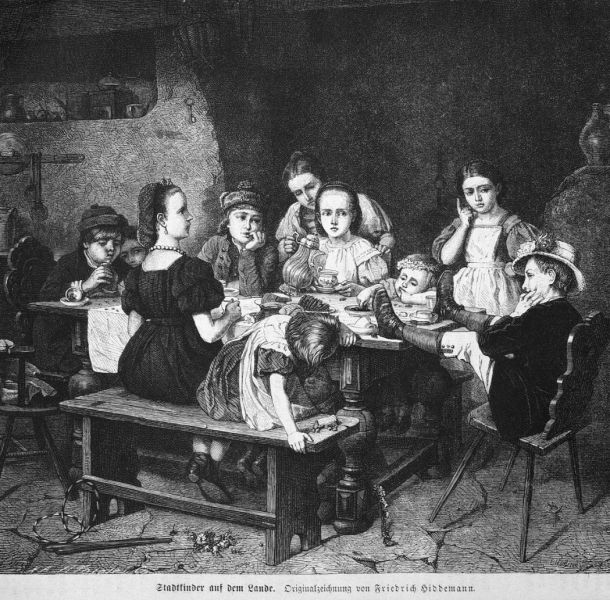 Hiddemann, Friedrich, Stadtkinder auf dem Lande