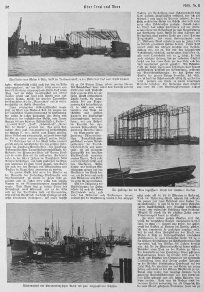 Über Land und Meer 1909 Nr.05 110 Hamburgs Werften und Docks