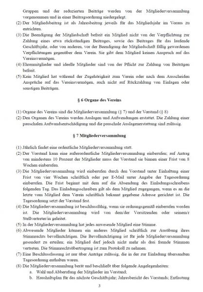 Satzung 3