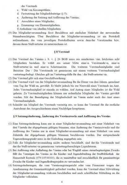 Satzung 4