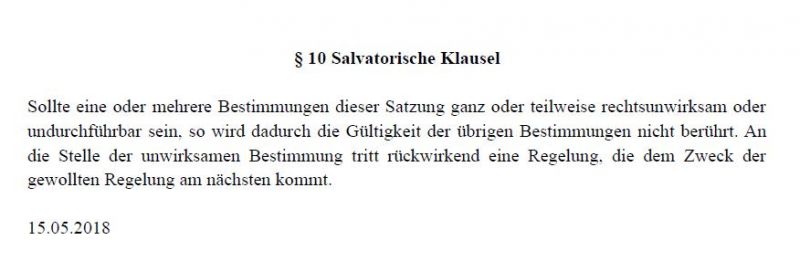 Satzung 5