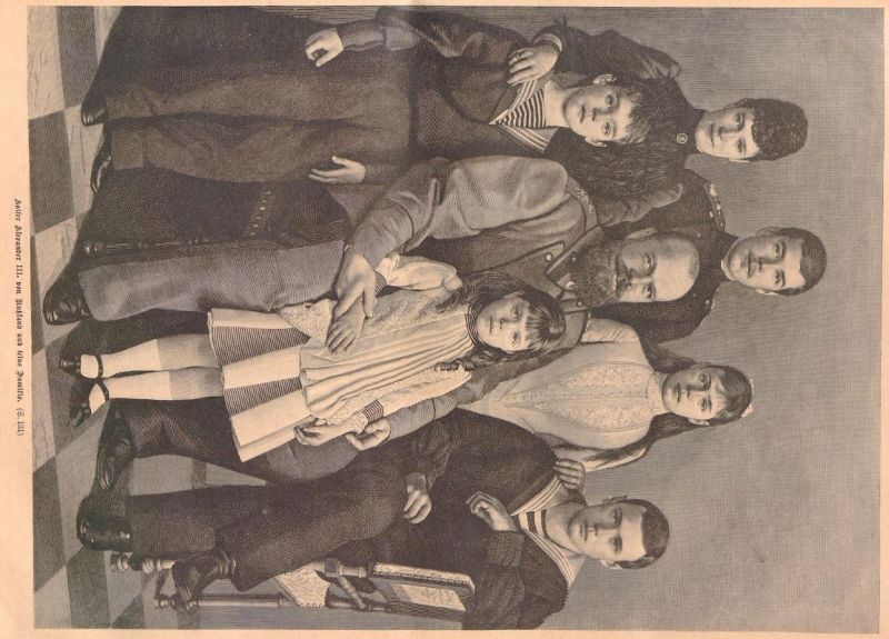 Kaiser Alexander von Russland und seine Familie