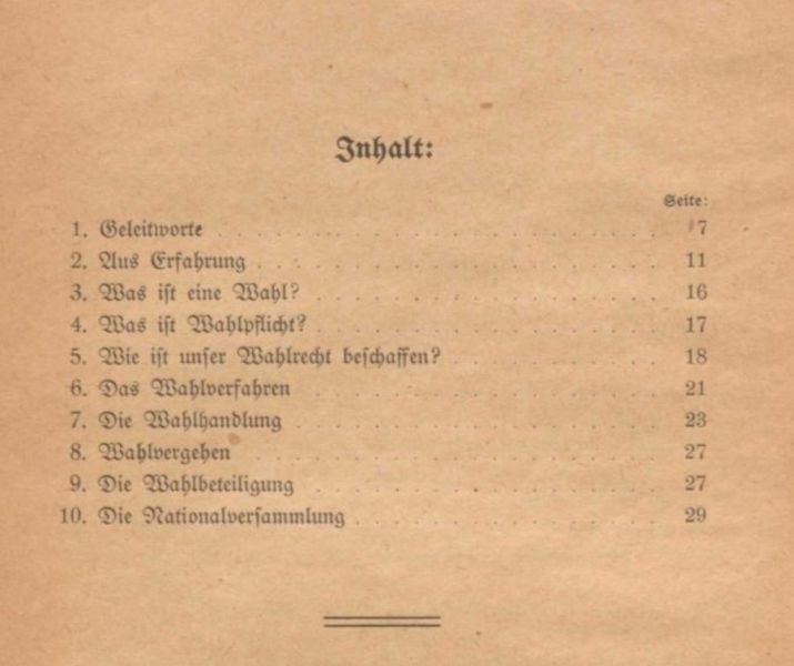 Was jede Frau vom Wahlrecht wissen sollte, Inhalt