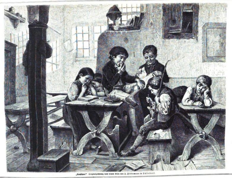 Kinder, Schule, Nachsitzen