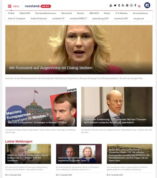 RusllandNews 11.11.2018