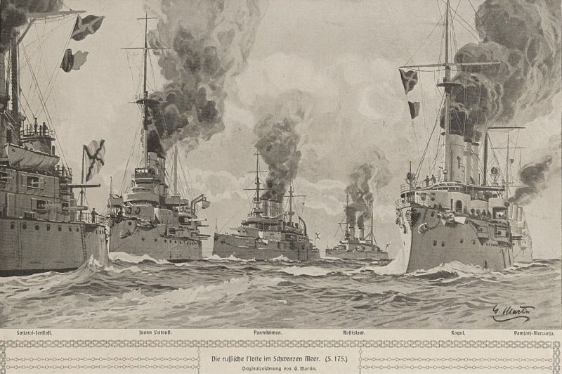 Krieg und Wetter - Die russische Flotte im Schwarzen Meer