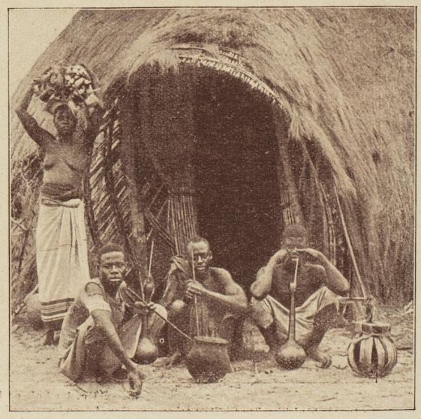 Am Stammtisch in Afrika