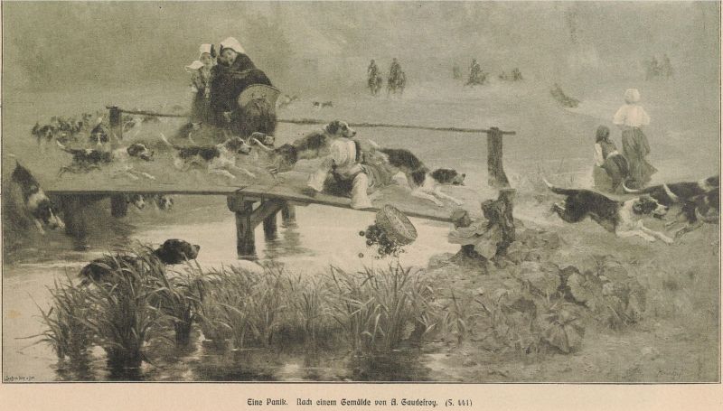 Eine Panik. Parforcejagd auf Sauen und Füchse