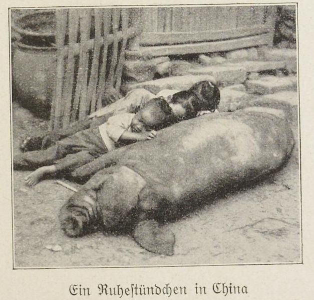 Kinder, Ein Ruhestündchen in China
