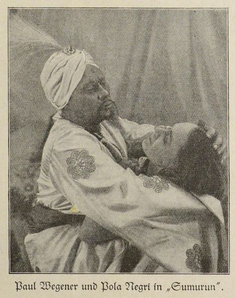 Kino, Paul Wegener und Pola Negri in „Sumurun“