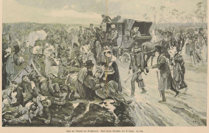 Nach der Schlacht bei Großbeeren 23.08.1813