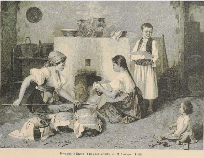 Ungarn, Brotbacken