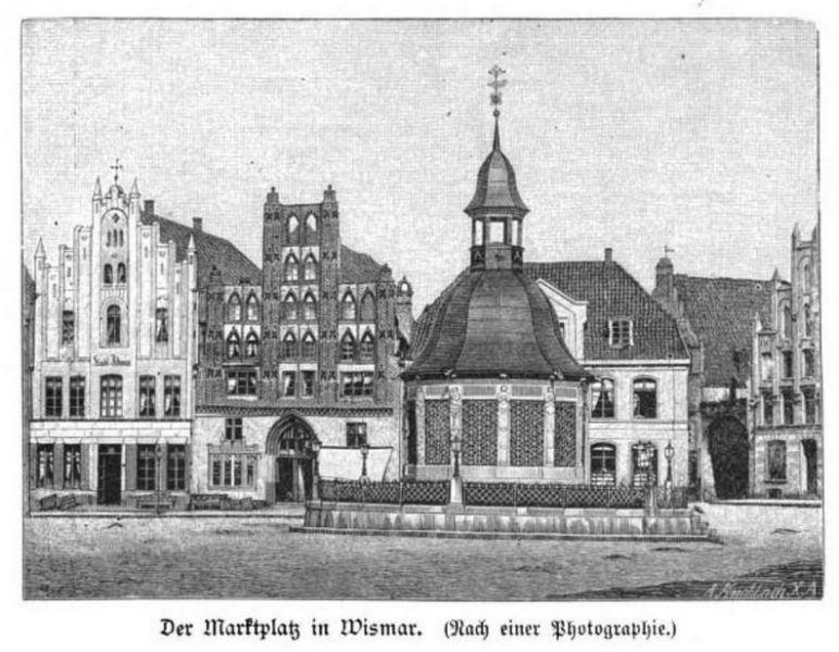 Hanse, Das Marktplatz in Wismar