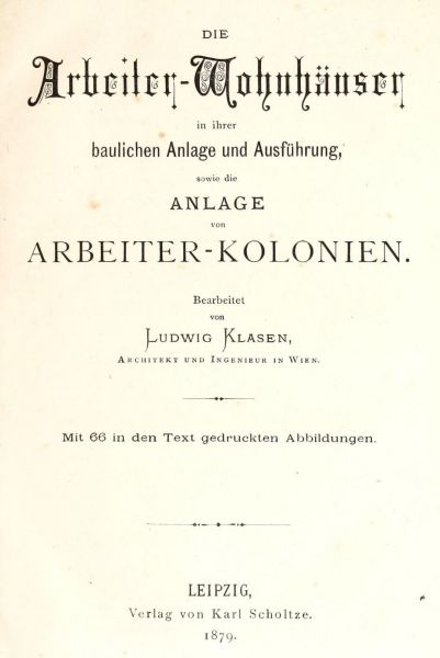 000 Arbeiter-Wohnhäuser Titelblatt