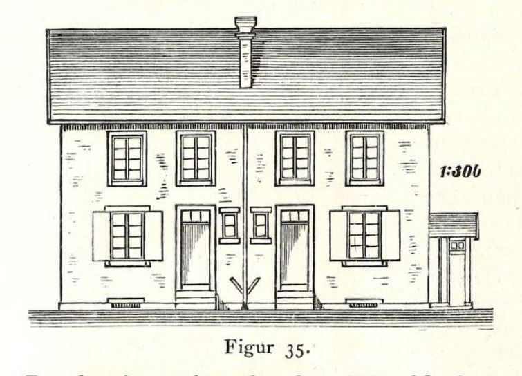 035 Ansicht eines Vierhauses