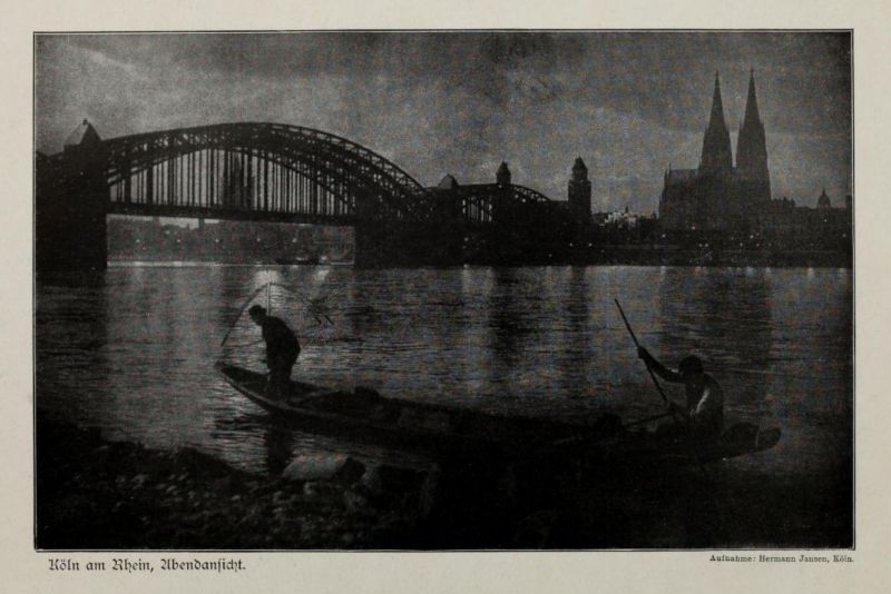 010 Köln, am Rhein, Abendansicht