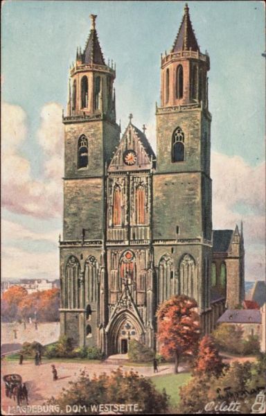 Magdeburg, Dom Westseite