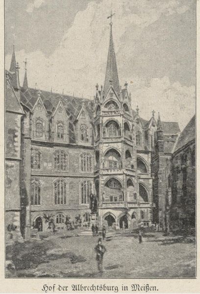 Städte, Meißen, Hof der Albrechtsburg