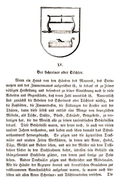15 Der Schreiner oder Tischler